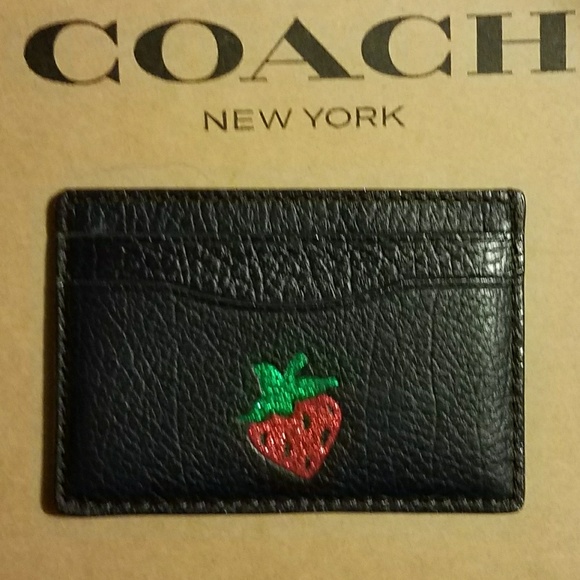 Coach | Strawberry🍓Card Case - Picture 2 of 4